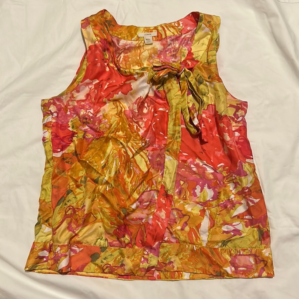 J CREW silk blouse